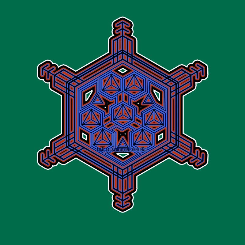 Fraktal Evolution Experience Stern Hexagon Muster