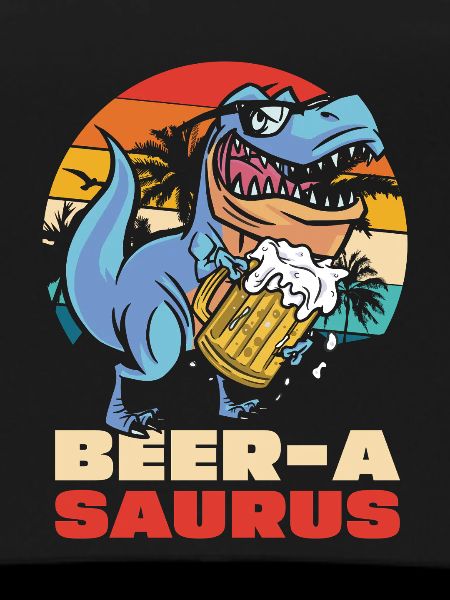 BeerA Saurus Dino mit Bierkrug