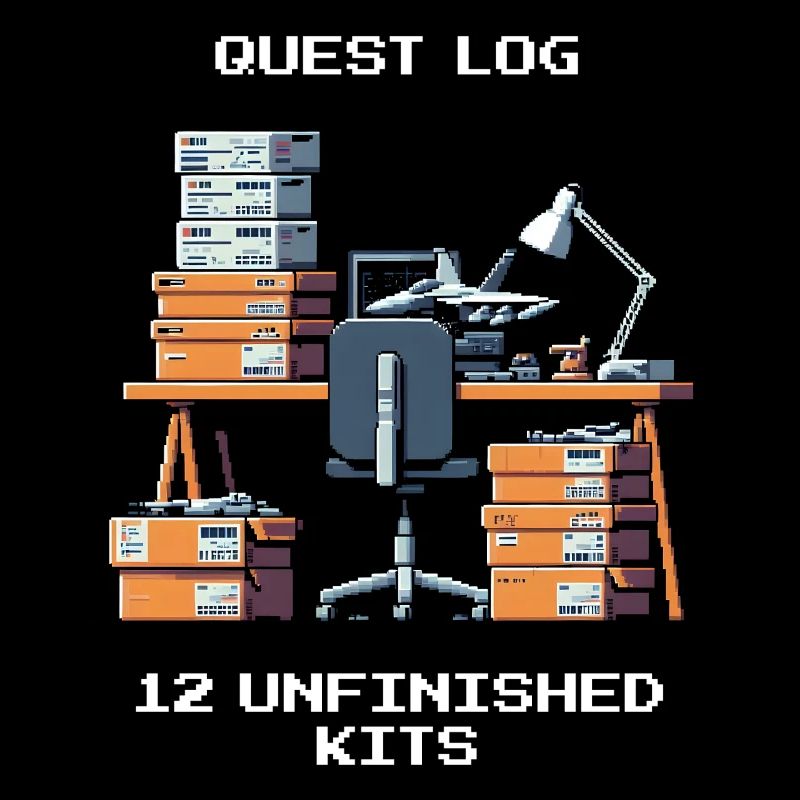 Quest Log: 12 Unfinished Kits | Model making