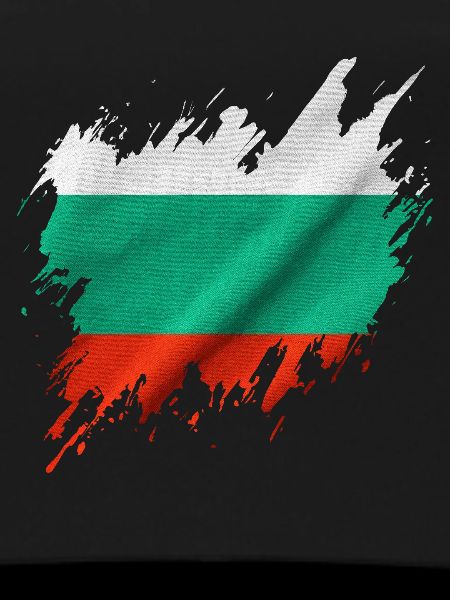 Drapeau bulgare, style déchiré