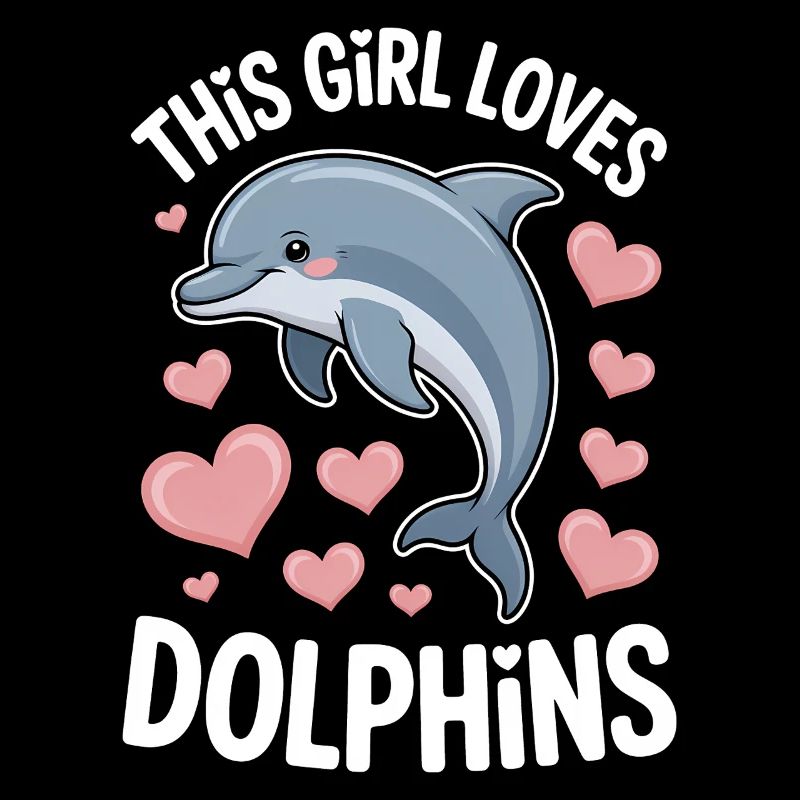 Delfin Spruch Mädchen Lustiges Delfin Geschenk