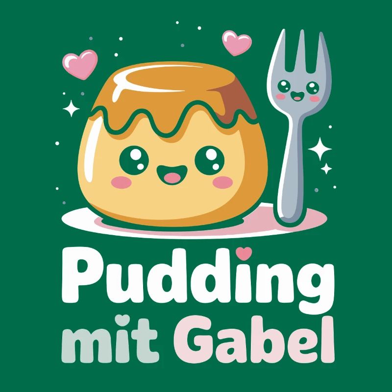 Pudding Mit Gabel