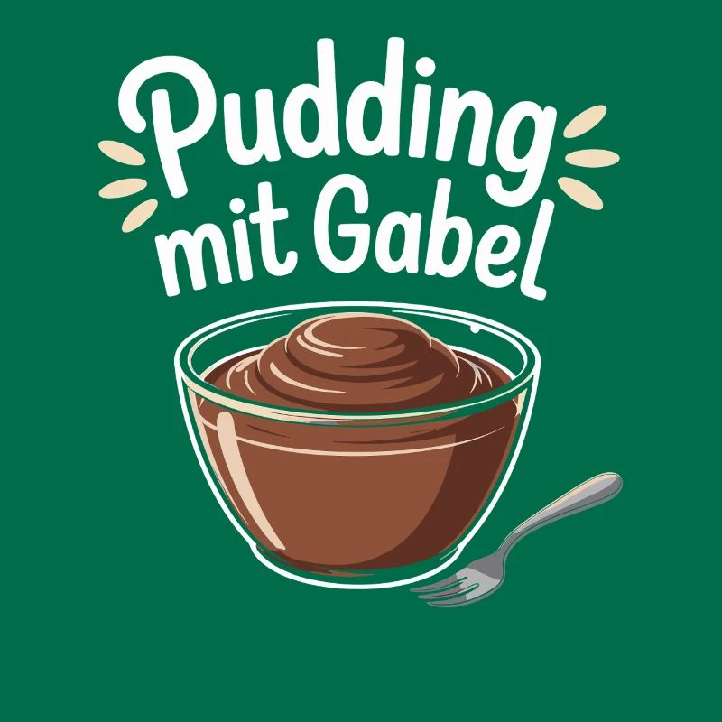 Pudding Mit Gabel