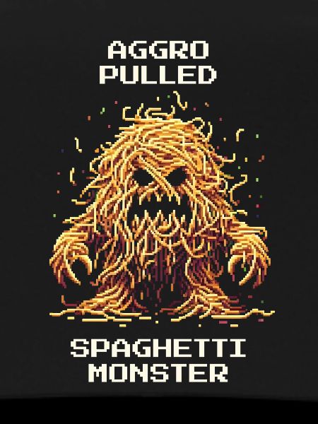 Spaghetti Monster | Funny Gamer Saying