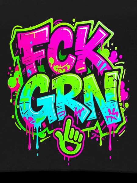 FCK GRN Graffiti