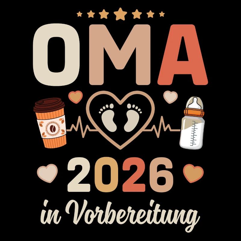 Oma 2026 In Vorbreitung Werdende Großmutter 2026