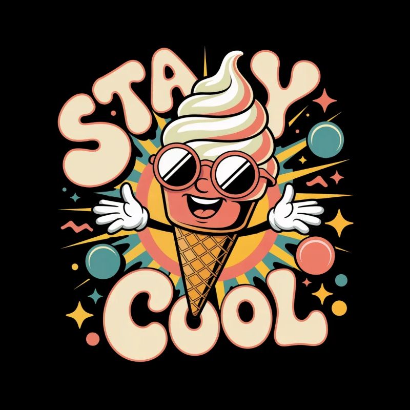 Glace rétro