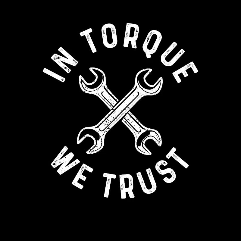 In Torque We Trust Racing Car Muscle Car