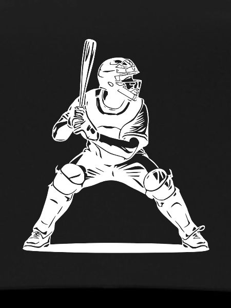 Kunstwerke von Baseballspielern