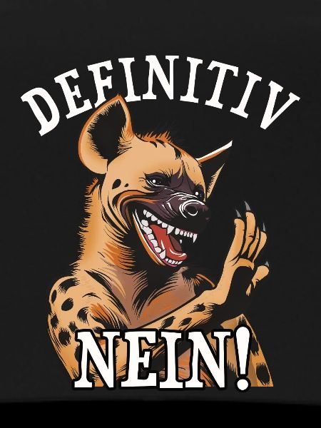 Definitiv Nein: Hyänen Statement