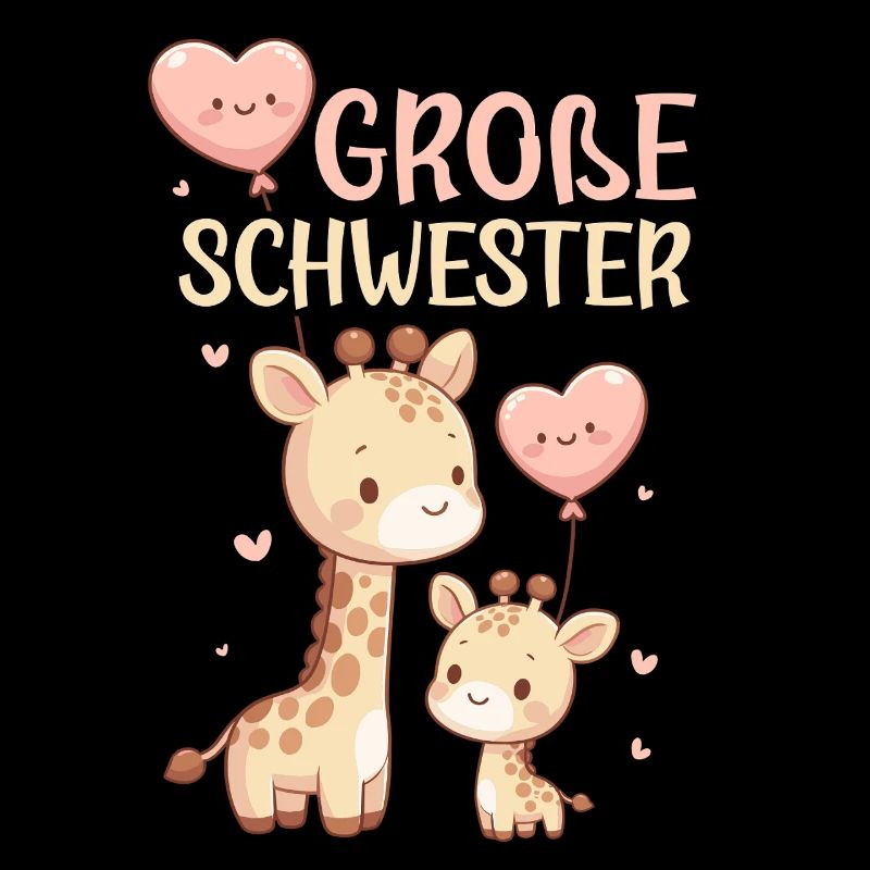 Big Sister Giraffe Sibling