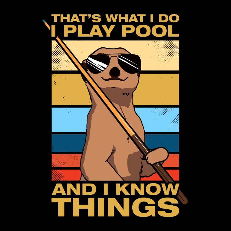 C’est ce que je fais, joueur de billard drôle