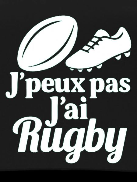 I can't I have rugby