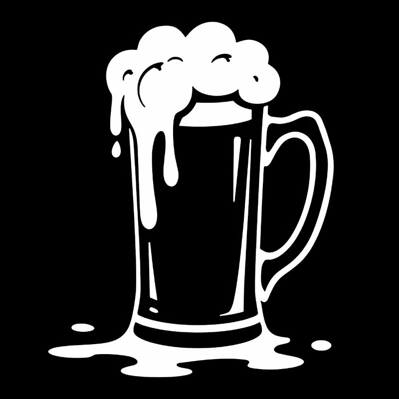 Overflowing Beer Mug Foam Party