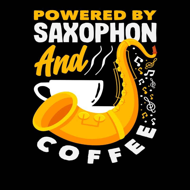 Powered by Saxophone and Coffee Saxophonist