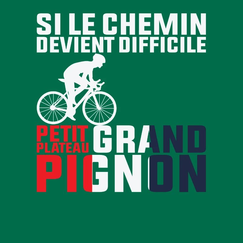 Si Le Chemin Devient Difficile - Cycliste Cadeau