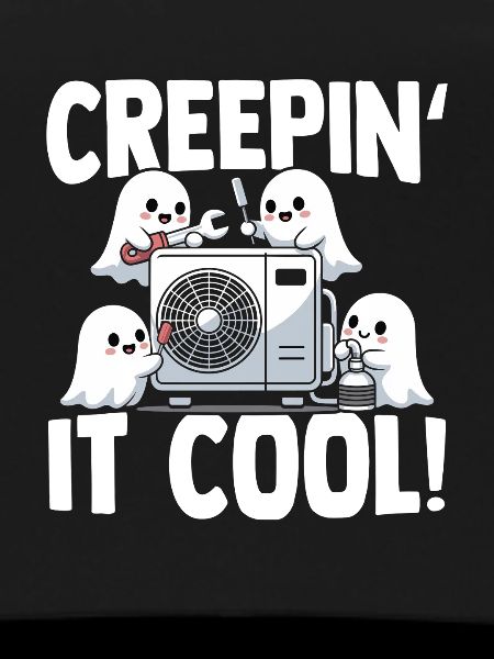 Technicien climatiseur Spooky Ghost CVAC