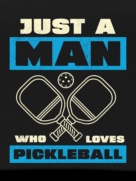 Only one man loves pickleball