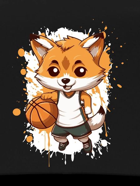 Basketball Fuchs Comic