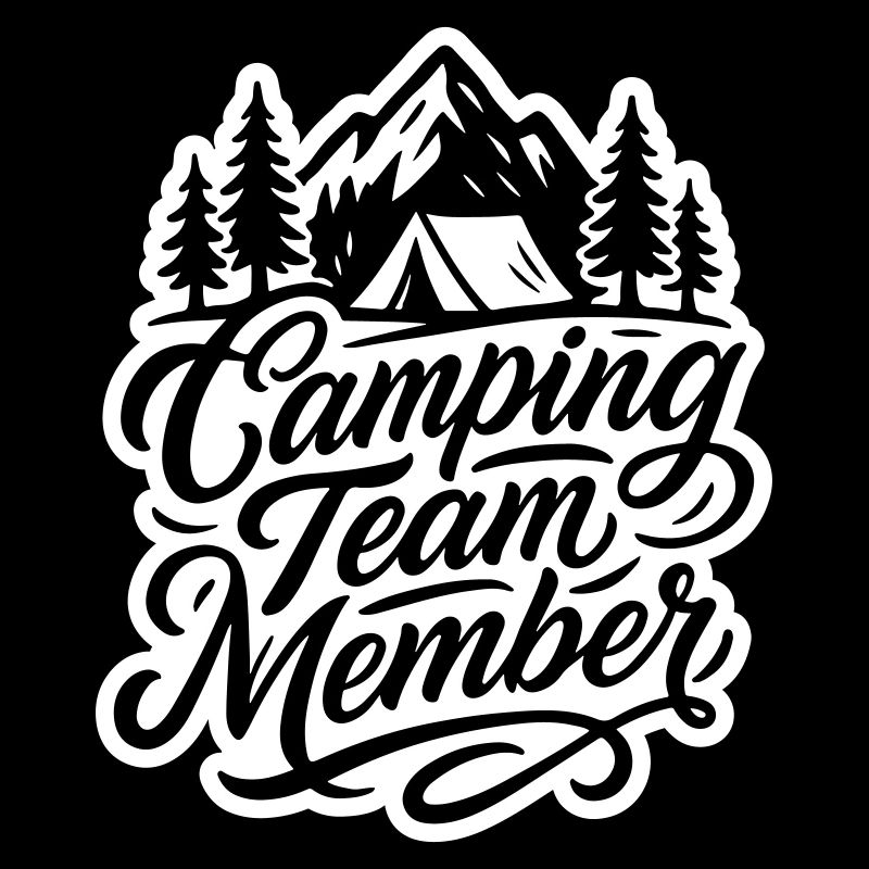 Camping Team Tent Mountains
