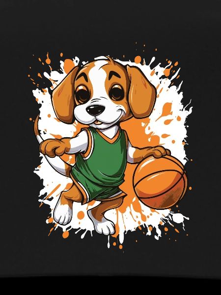 Basketball Dog Spritz Splash