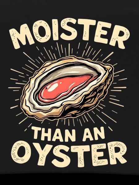 Moist as an oyster – pun