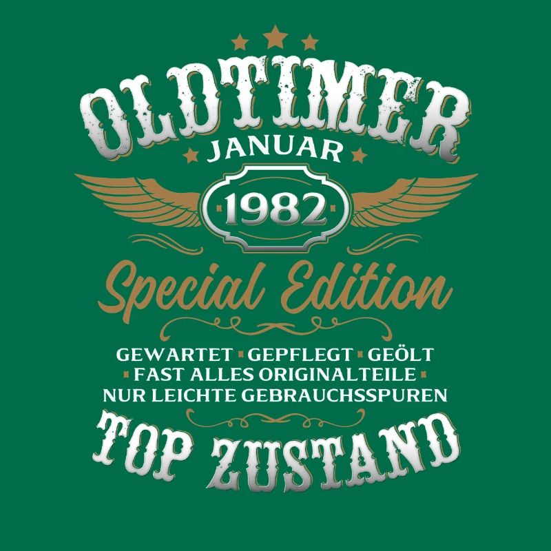 44. Geburtstag Geschenk Oldtimer Januar 1982
