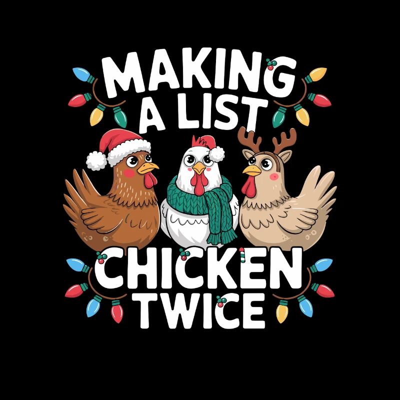 Making A List Chicken Twice Lustiger Weihnachts