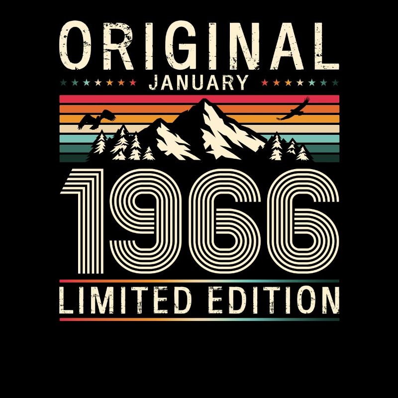 60e anniversaire Original Millésime janvier 1966
