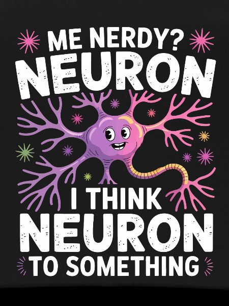 Me Nerdy? Neuron pun