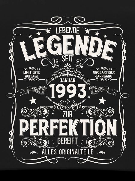 33rd Birthday Legend January 1993