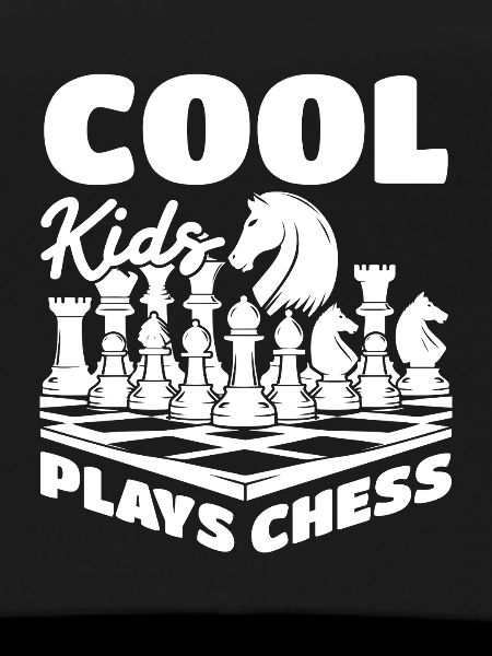 Cool kids playing chess