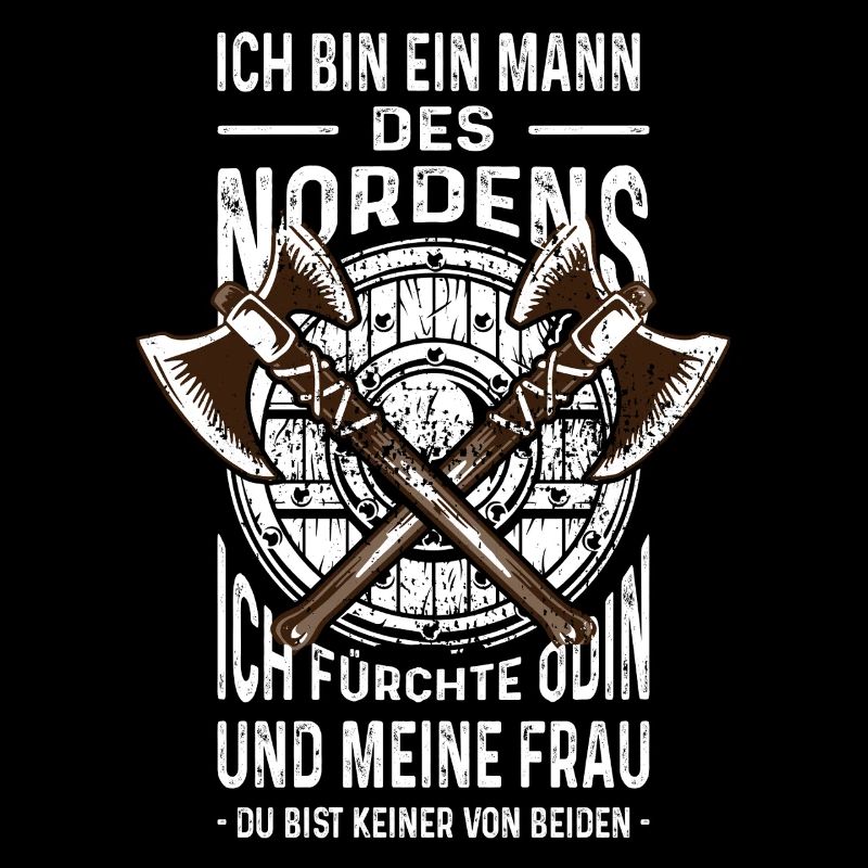 Ich Bin Ein Mann Des Nordens Wikinger Geschenk