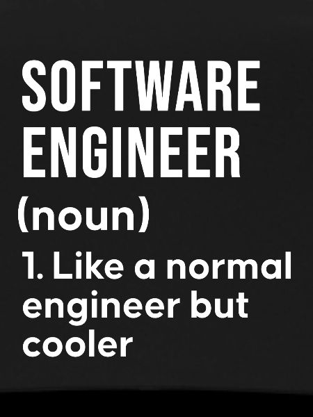 Software Engineer Spruch Shirt