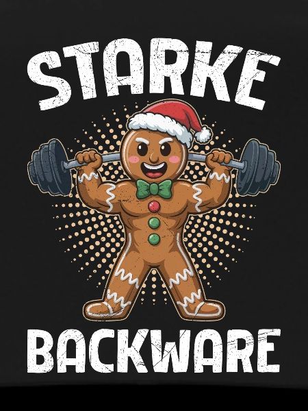 Gingerbread Man STARKE BACKWARE Funny