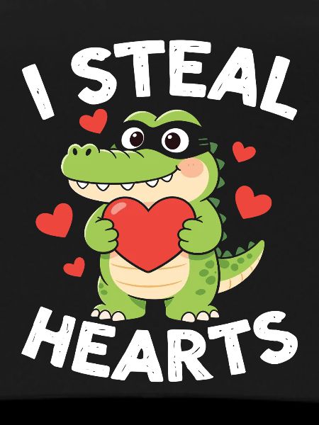 Ich stehle Herzen Alligator