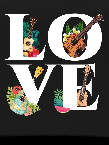 Hawaiian Ukulele Uke Love