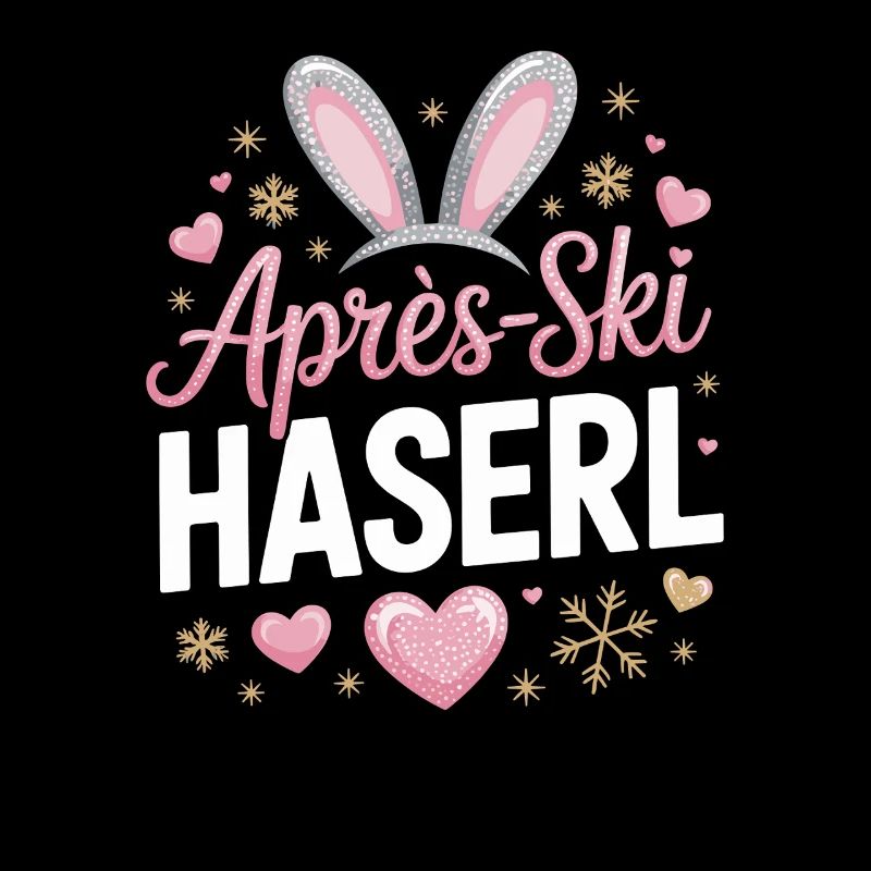 Après-ski bunny hut fun Skier ski bunny