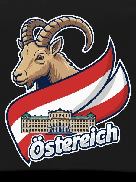 Ibex with Austria flag