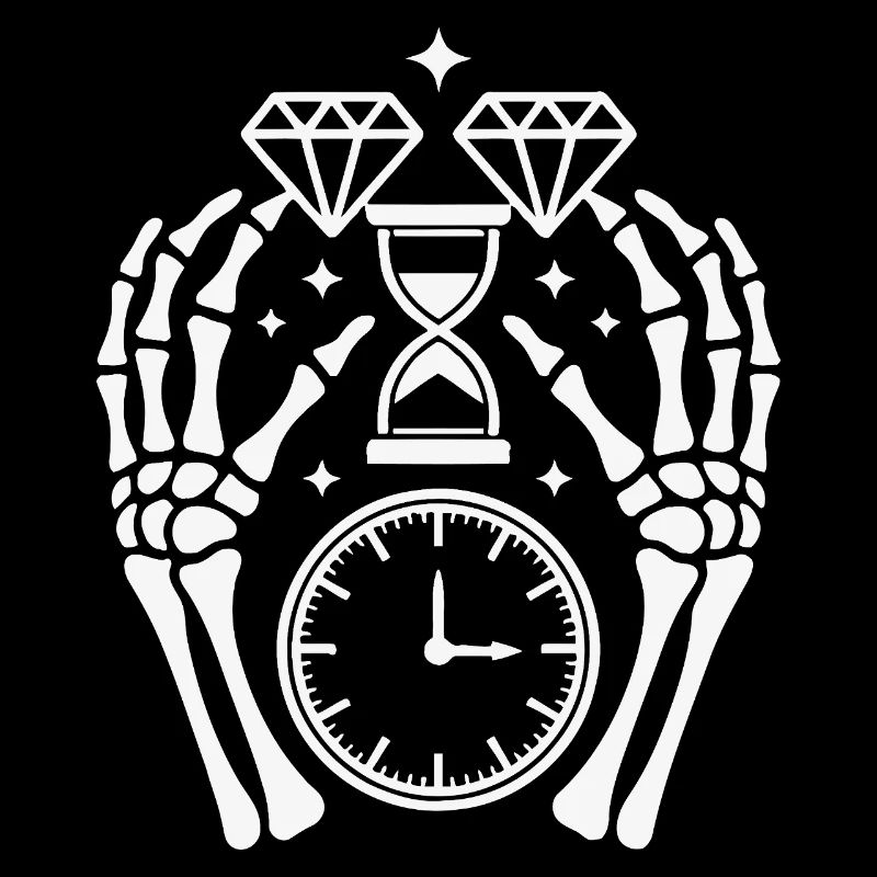 Zeitdiamanten und Skeletthände