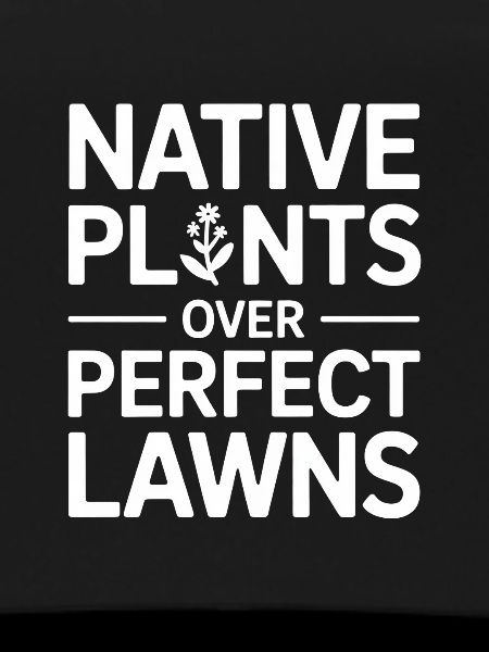 Native Plants Over Perfect Lawns