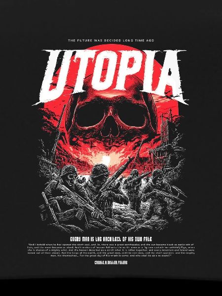 Utopia Crâne Rouge de Feu