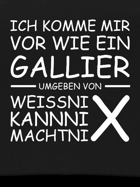 I feel like a Gaul