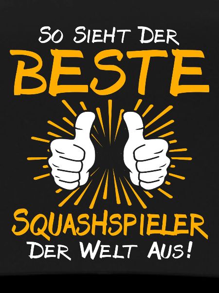 Squashspieler Geschenkidee