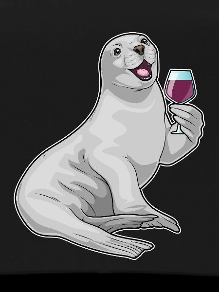 Seehund Rotwein