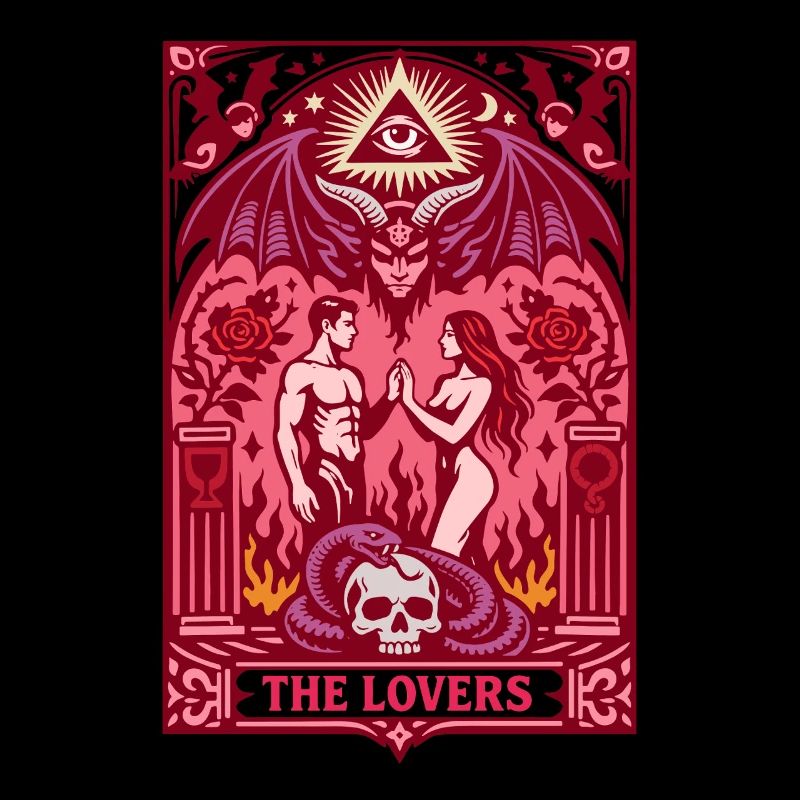 Die Liebenden | Tarot Gothic | Valentins Tag