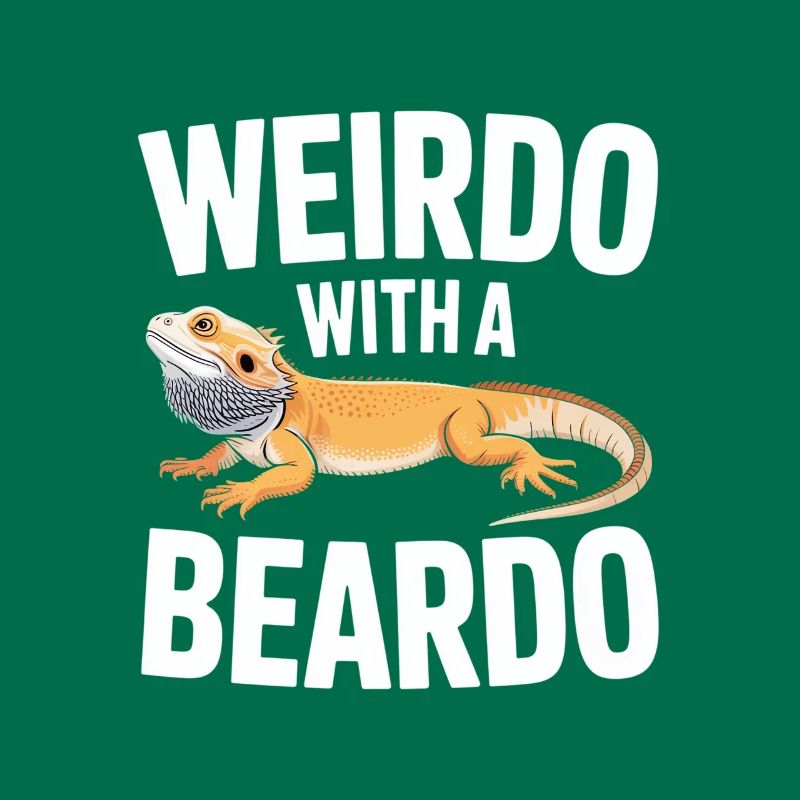 Beardo Lizard Caption Tee