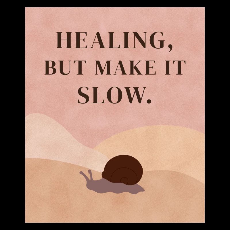Healing, but make it slow