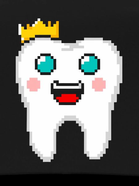 Zahnkrone Pixel Art Zahnarzt