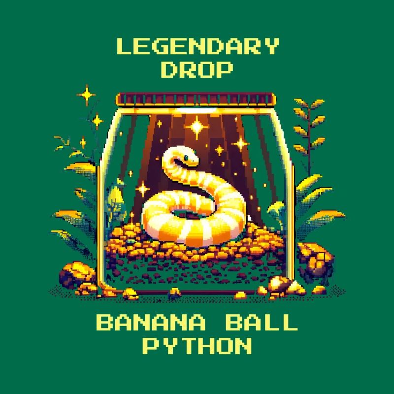 Découverte légendaire : python romain banane | Python